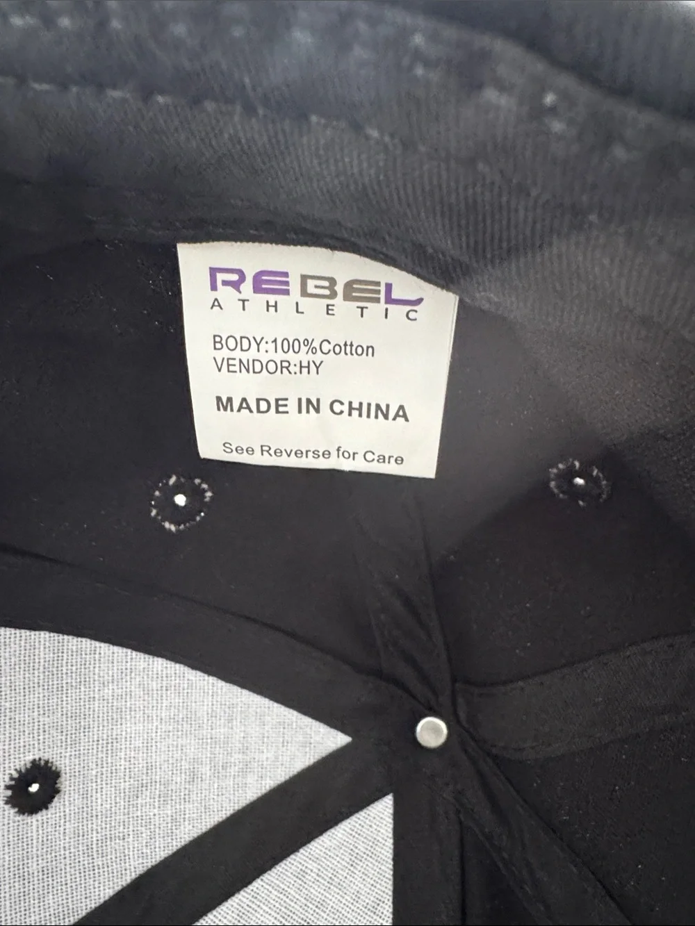 Cheer Athletics Crystal-Embellished Black Baseball Cap